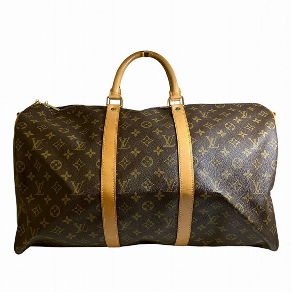LOUIS VUITTON Brown Monogram Keepall 50 Boston Bag - Picture 1 of 9